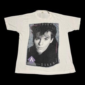 Vintage 1985 Screen Stars Duran Duran Andy Taylor Band Shirt Men's‎ 2XL (Fits L)